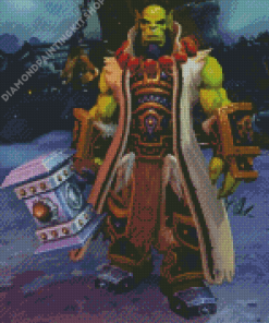 Thrall Warcraft Diamond Painting