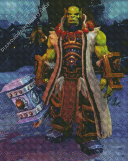 Thrall Warcraft Diamond Painting