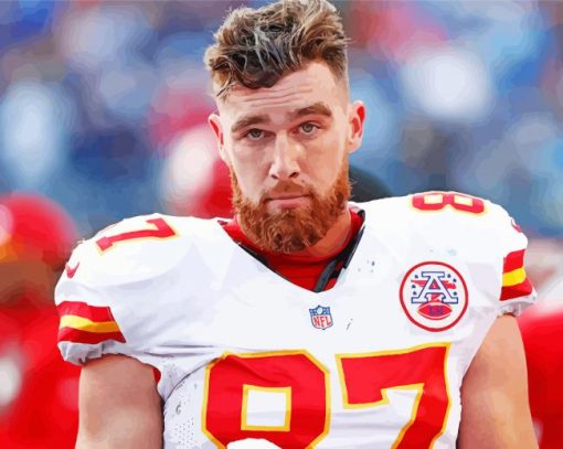 Travis Kelce Football Player Diamond Painting