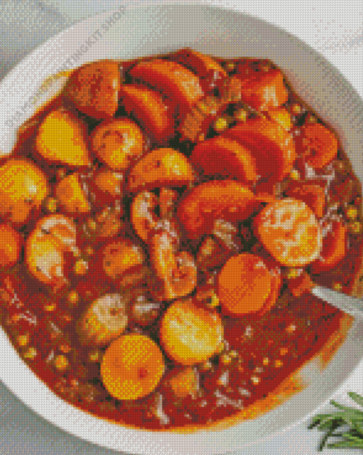 Vegan Stew Food Diamond Painting