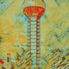 Abstract Sunsphere Diamond Painting