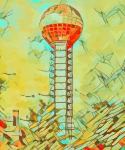 Abstract Sunsphere Diamond Painting