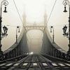 Black And White Budapest Liberty Bridge Diamond Painting