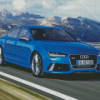 Blue Audi RS7 Diamond Painting