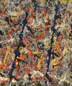 Blue Poles By Jackson Pollock Diamond Painting