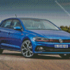 Blue VW Polo GTI Diamond Painting