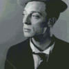 Buster Keaton Portrait Diamond Painting