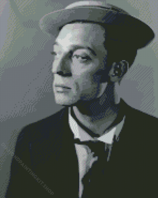 Buster Keaton Portrait Diamond Painting