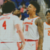 Clemson University Basketball Team Diamond Painting