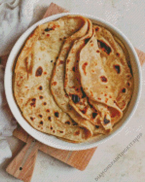 Homemade Roti Diamond Painting