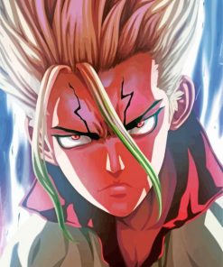 Ishigami Dr Stone Anime Diamond Painting