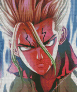 Ishigami Dr Stone Anime Diamond Painting