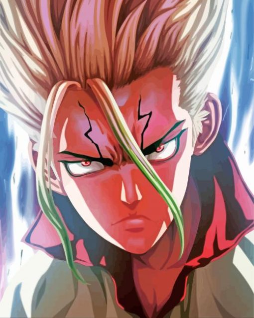 Ishigami Dr Stone Anime Diamond Painting