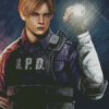 Leon Kennedy Resident Evil Diamond Painting