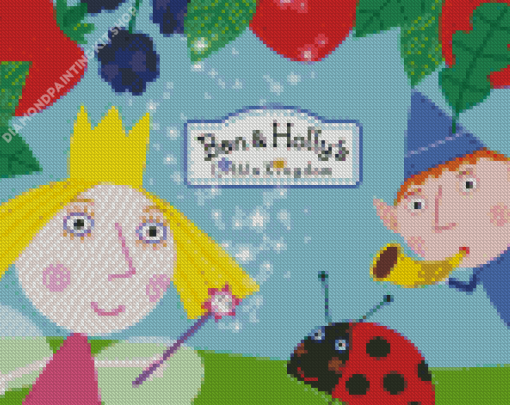 Little Kingdom Ben And Holly Diamond Painting