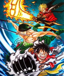 Luffy Zoro Sanji Diamond Painting