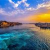 Malta Harbor At Sunrise diamond painting