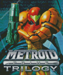 Metroid Prime Video Game Poster Diamond Painting