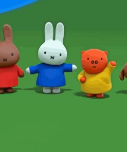 Miffy Diamond Painting