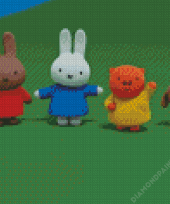 Miffy Diamond Painting