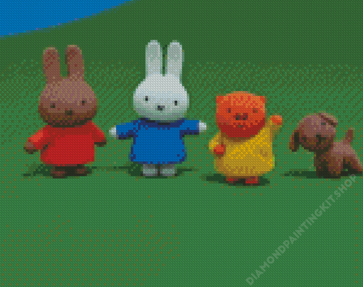 Miffy Diamond Painting