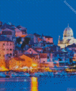 Port Sibenik Croatia Diamond Painting