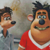 Sid And Roddy From Flushed Away Diamond Painting