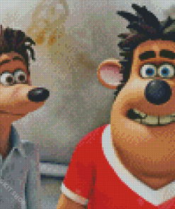 Sid And Roddy From Flushed Away Diamond Painting