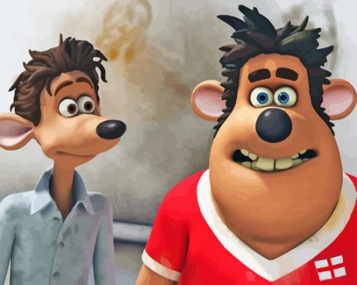 Sid And Roddy From Flushed Away Diamond Painting