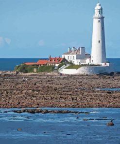 St Marys Lighthouse Diamond Painting