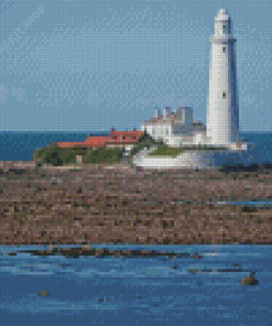 St Marys Lighthouse Diamond Painting