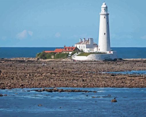 St Marys Lighthouse Diamond Painting