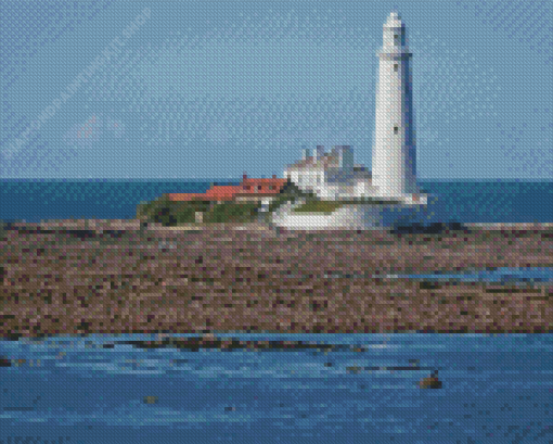 St Marys Lighthouse Diamond Painting