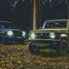 Suzuki Jimny And Mercedes Benz Diamond Painting