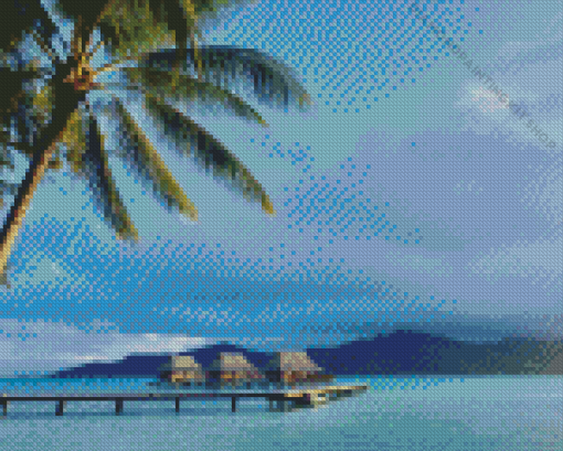 Tahaa Island In French Polynesia Diamond Painting