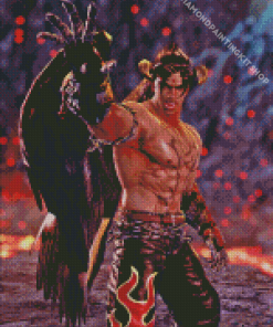 Tekken Devil Jin Kazama Diamond Painting