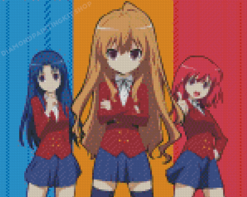 Toradora Anime Character diamond painting