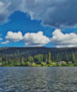 Tranquille Lake Diamond Painting