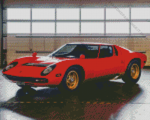 1971 Lamborghini Miura Diamond Painting