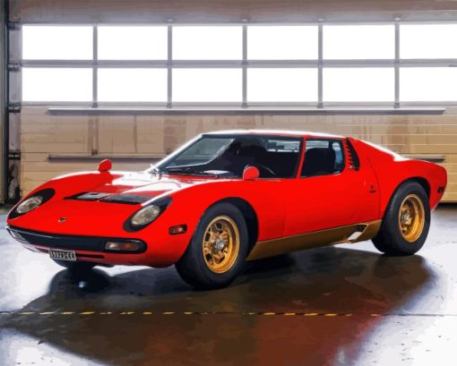 1971 Lamborghini Miura Diamond Painting