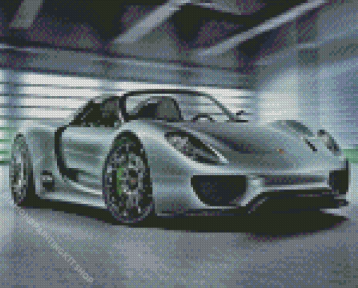 918 Porsche Spyder Diamond Painting