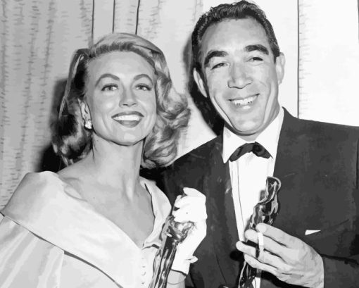 Anthony Quinn and Dorothy Malone Diamond Painting