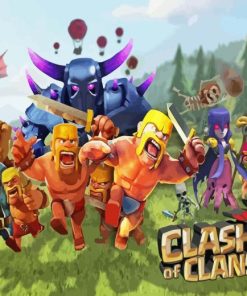 Clash of Clans Game Diamond Painting