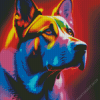 Colorful Dog Diamond Painting