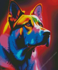 Colorful Dog Diamond Painting