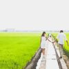 Couple in Sekinchan Padi Fields Diamond Painting