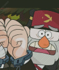 Grunkle Stan Handcuffed Diamond Painting