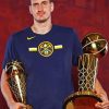 Nikola Jokic Trophy Diamond Painting