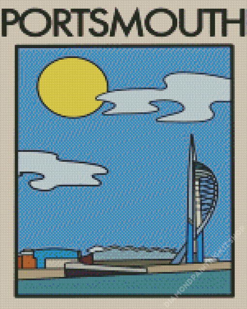 Portsmouth City Poster Diamond Painting