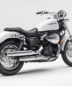 White Honda Shadow Diamond Painting